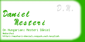 daniel mesteri business card